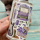 Rollo de stickers vintage