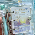 Mini binder con colgante