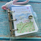 Mini binder con colgante