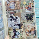 Libreta de stickers diseño vintage 20 hojas