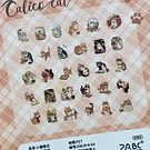 Cajita de Stickers gatitos Kawaii
