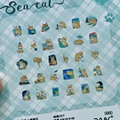 Cajita de Stickers gatitos Kawaii