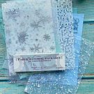 Set de papeles y telas decorativos con textura