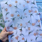 Bolsa regalo transparente Flores