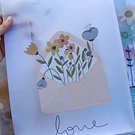 Bolsa de Regalo transparente diseño Flores