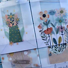 Bolsa de Regalo transparente diseño Flores