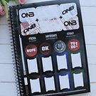 Cuaderno Diseño Onbongo, Una Materia 100 Hojas