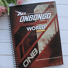 Cuaderno Diseño Onbongo, Una Materia 100 Hojas