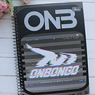 Cuaderno Diseño Onbongo, Una Materia 100 Hojas