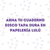 ARMA TU CUADERNO DE DISCO TAPA DURA