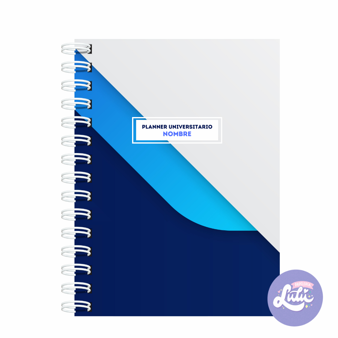 Study Planner - Planner Universitario Formato Discos