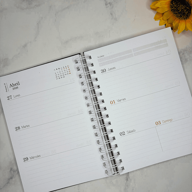 AGENDA FECHADA 2026 GRIS