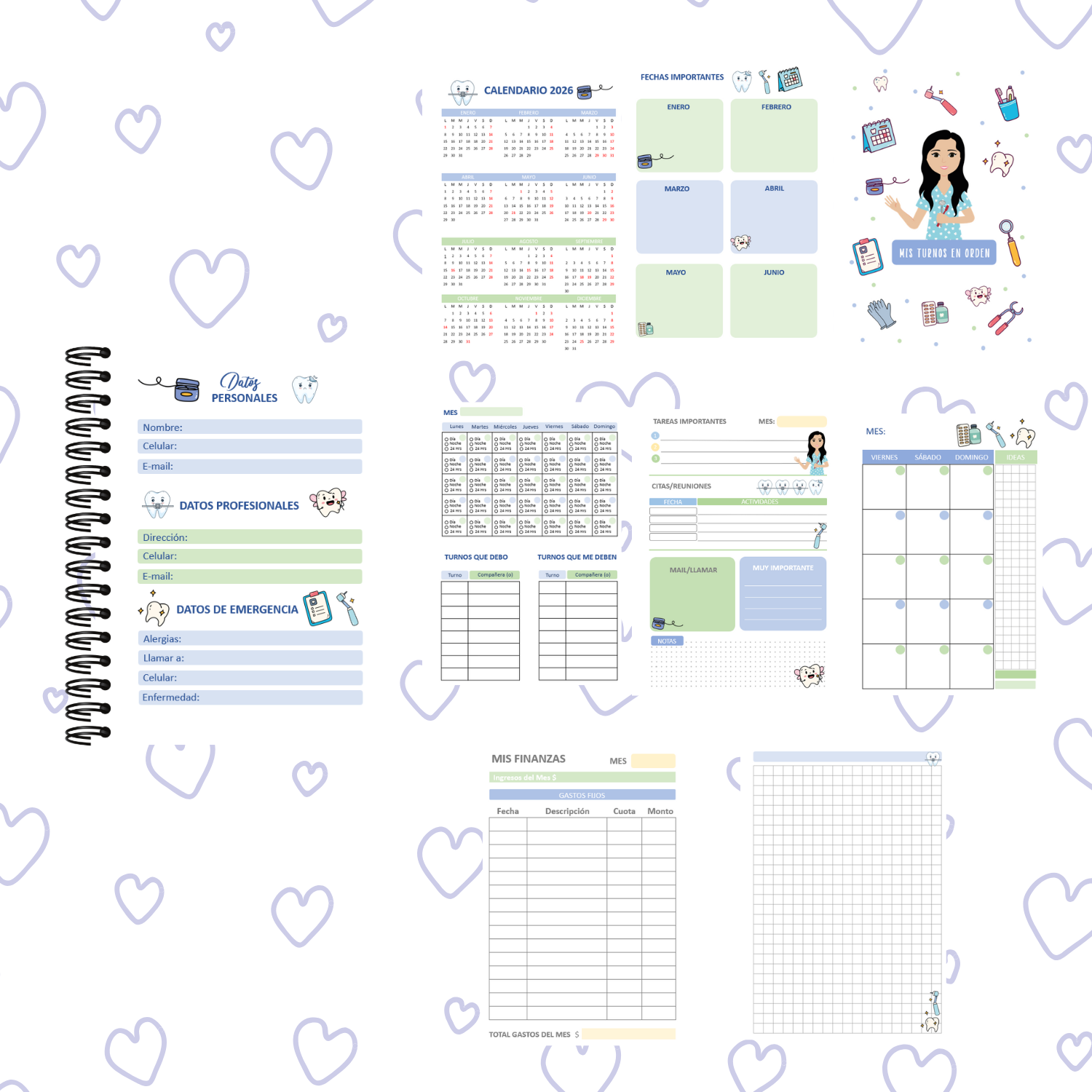 PLANNER ODONTÓLOGA