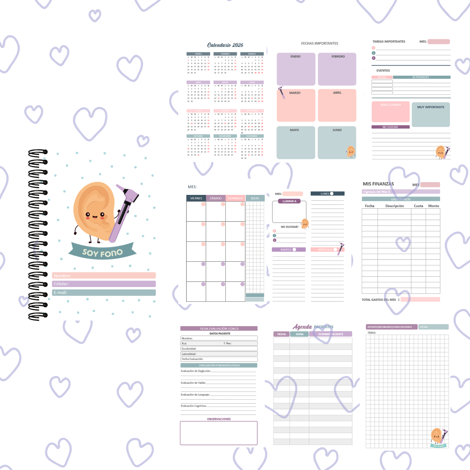 PLANNER FONOAUDIÓLOGA