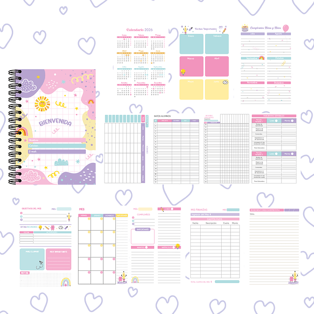 PLANNER EDUCADORA PÁRVULO