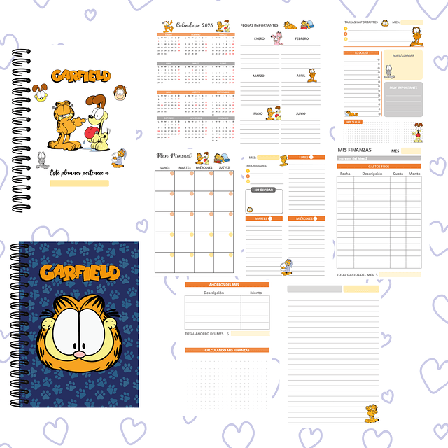 PLANNER GARFIELD