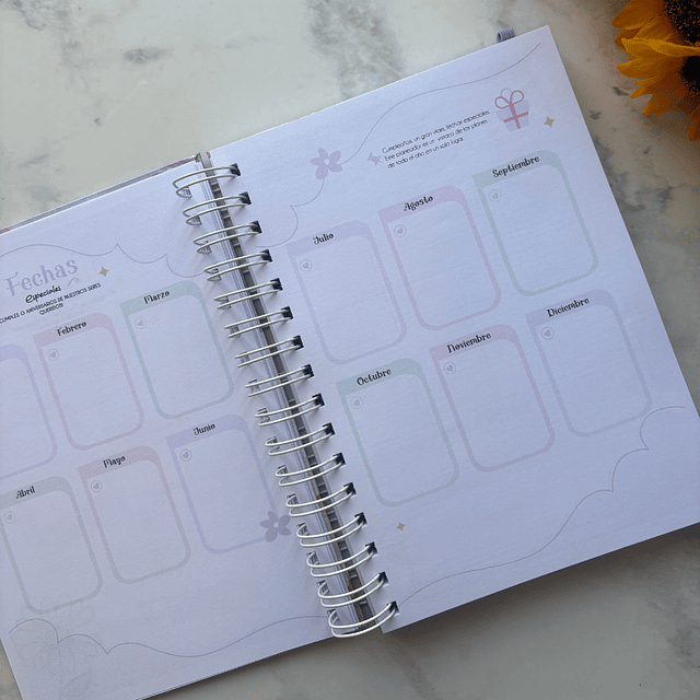 PLANNER ANUAL MARIPOSA