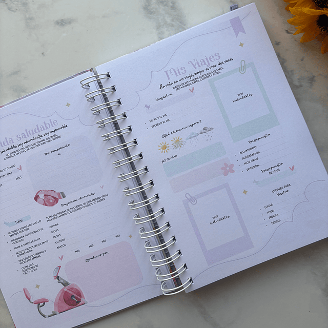 PLANNER ANUAL MARIPOSA