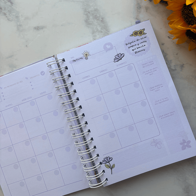 PLANNER ANUAL MARIPOSA