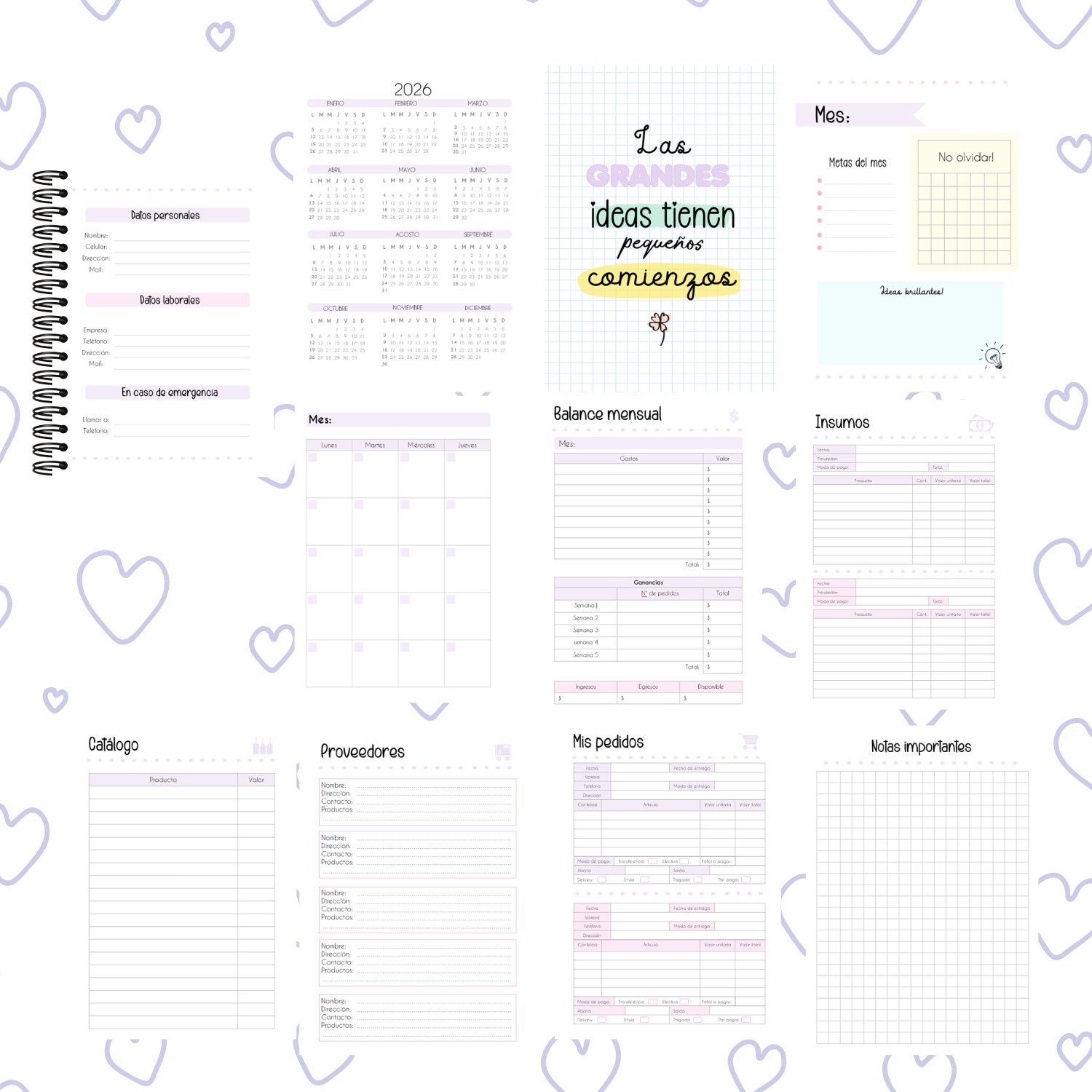PLANNER EMPRENDEDORA