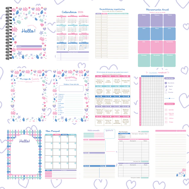 PLANNER PINK&VIOLET