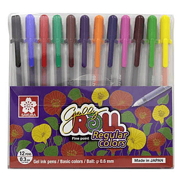 Set Gelly Roll Regular Colors 12 Lápices