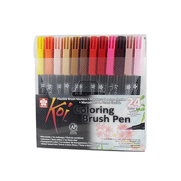 Set KOI Brush Pen 24 Colores