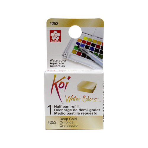 Acuarela en 1/2 Pastilla KOI Colores CAC #251 - #292