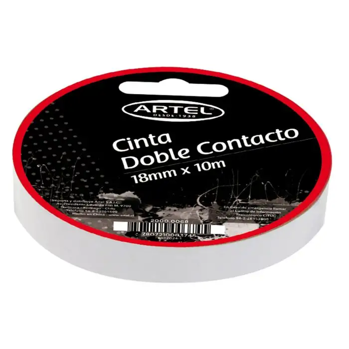 Cinta Doble Contacto 18mmx10mts.