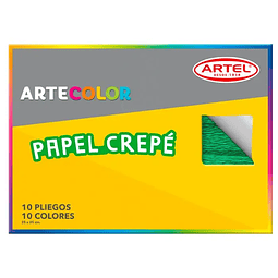 Estuche Artecolor Papel Crepe