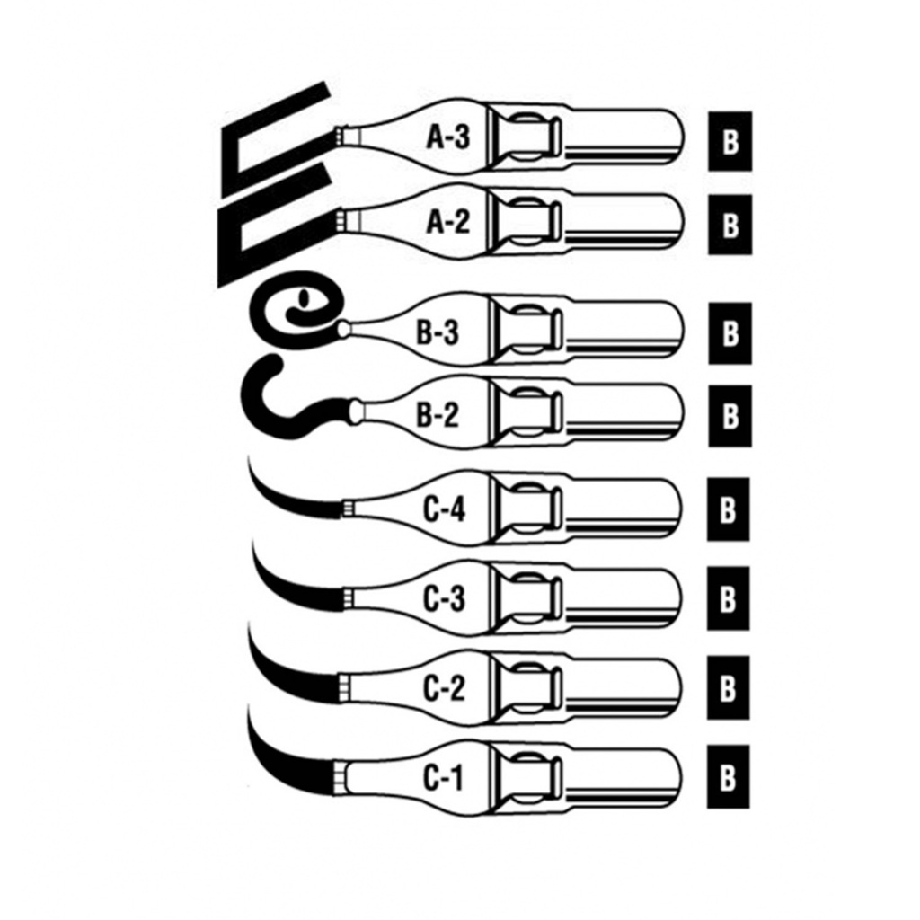 Set de Plumillas y porta plumillas para Caligrafía Speedball