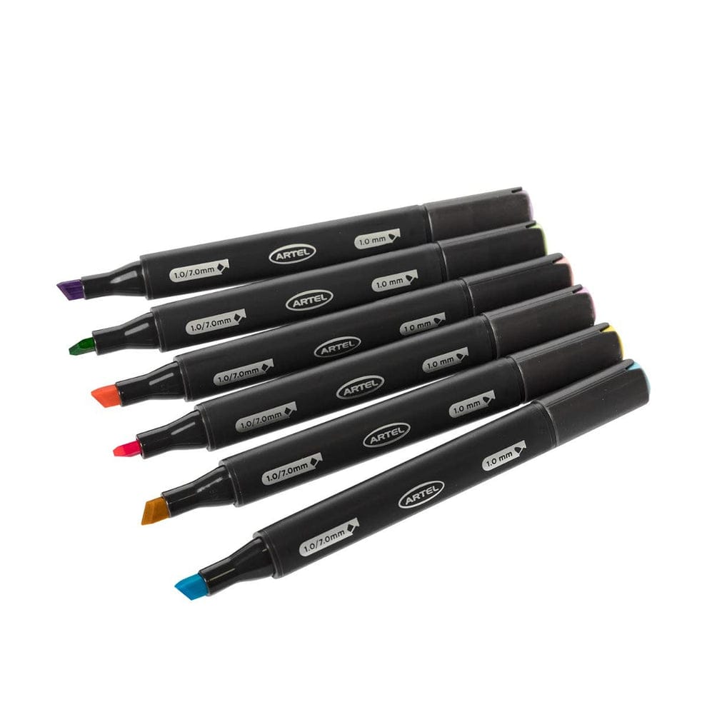 Marcadores Gráficos – Set 6 Colores – Pastel