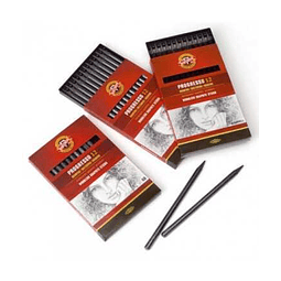 Progresso 12 – Barras de Grafito sin Madera 4B Koh‑i‑Noor