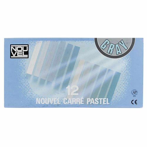 Pasteles Secos Nouvel Carré – Set 12 Colores Grises