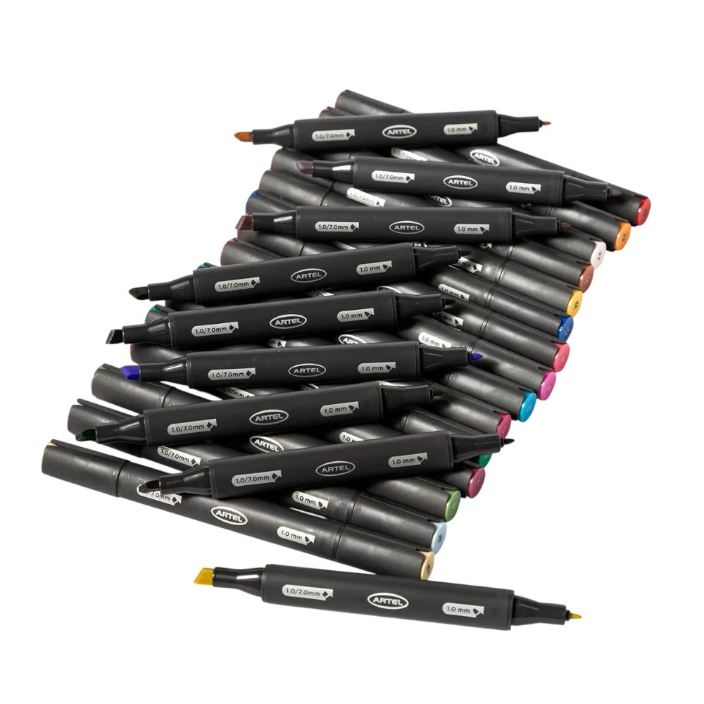Marcadores Artel a Base de Alcohol – Set 24 Colores