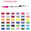 Marcadores Maui a base de agua Ohuhu – Set 36 Colores Doble punta