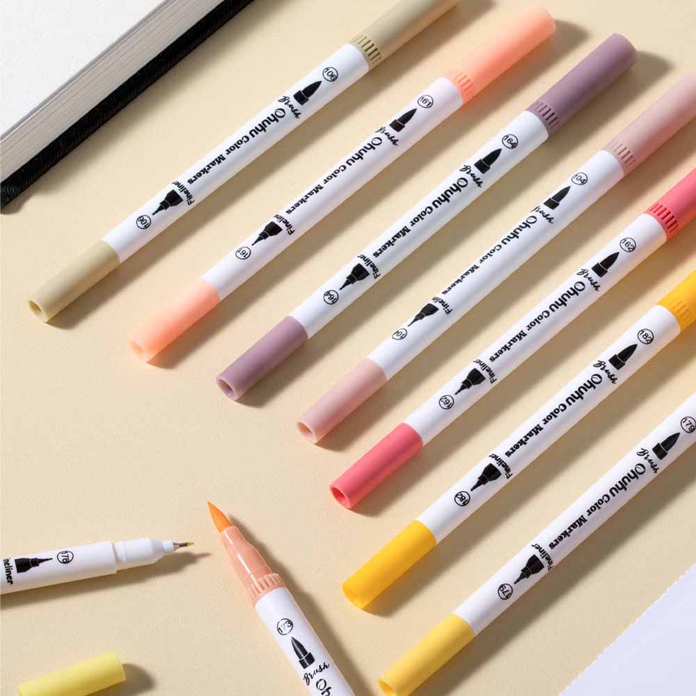 Marcadores Maui a base de agua Ohuhu – Set 36 Colores Doble punta – Tonos Piel