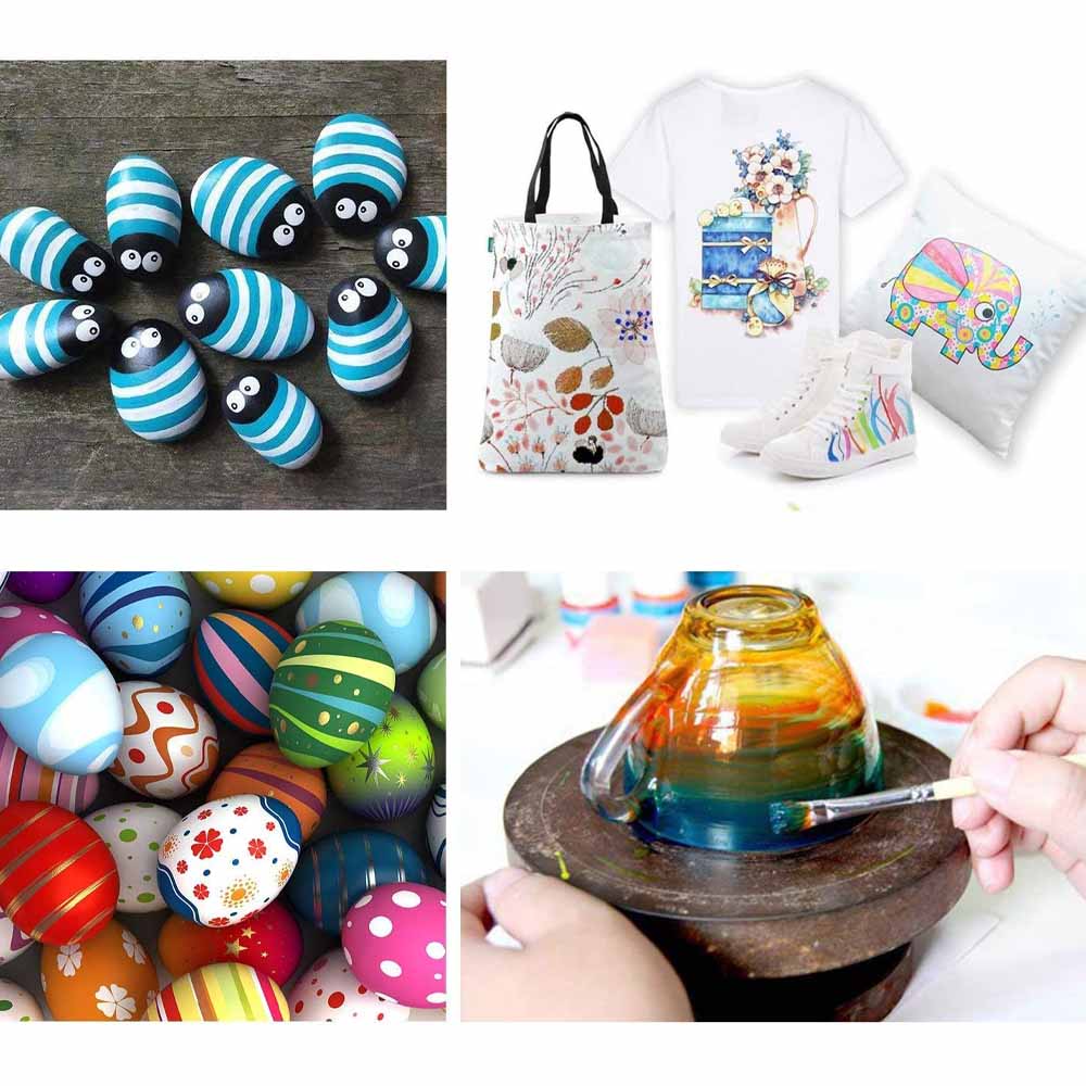 Pinturas Acrílicas – Set 24 Colores 12 ml + 6 Pinceles