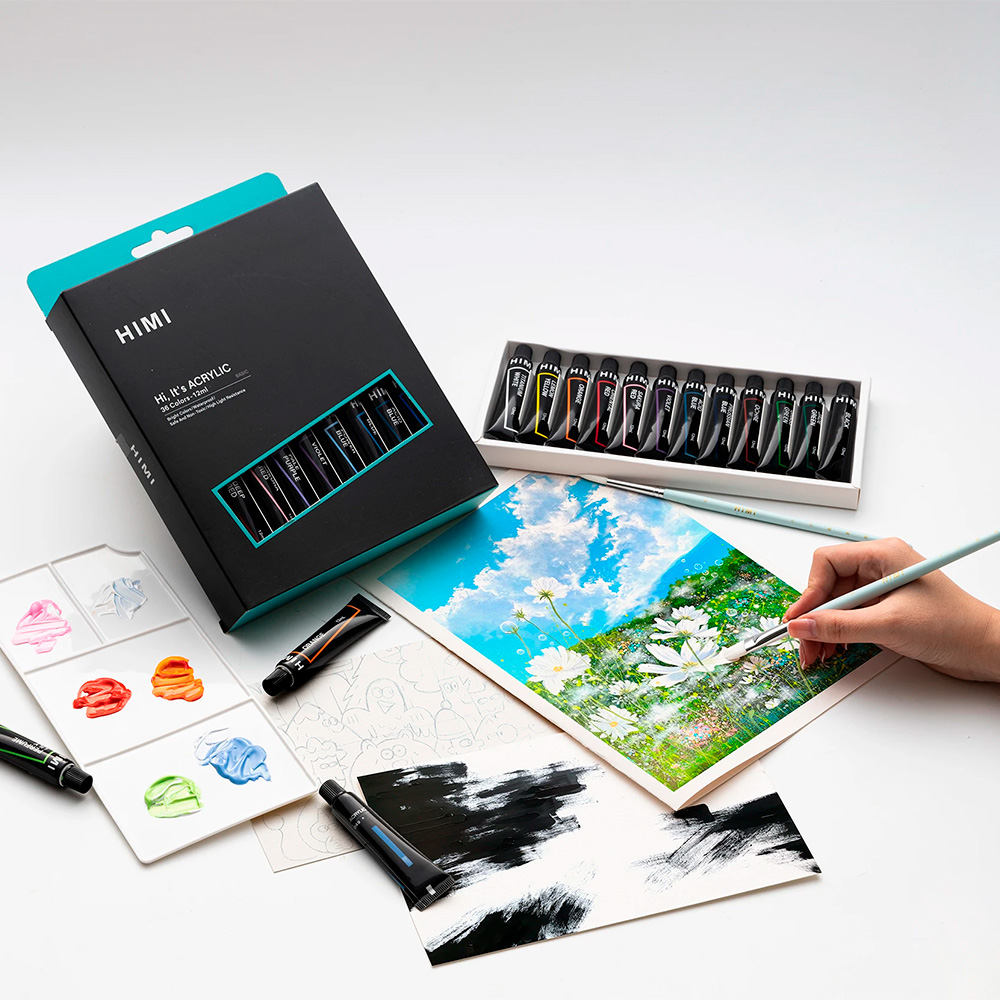 Pinturas Acrílicas – Set 12 Colores de 12 ml