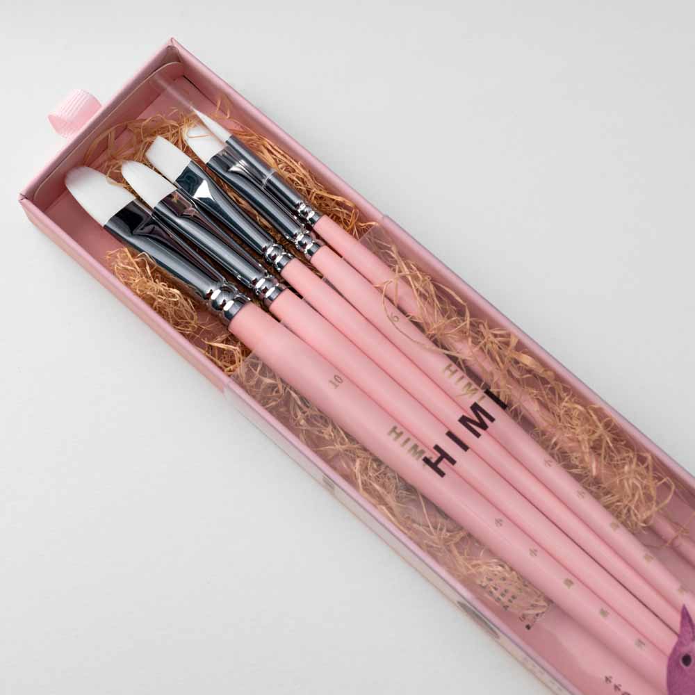 Pinceles Little Bird – Set 5 Unidades – Rosa