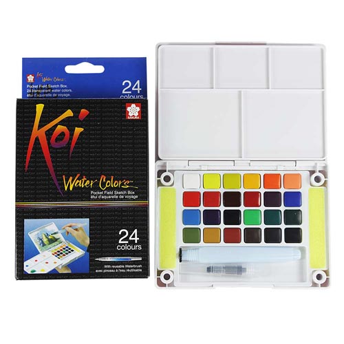 Acuarela Koi – Set 24 Colores