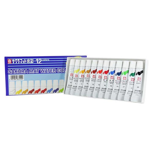 Acuarela líquida – Set 12 colores – Tubos 5 ml