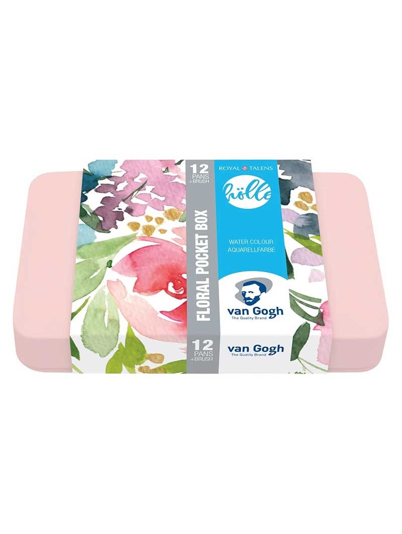 Acuarela Frau Hölle Floral – Set 12 Colores 