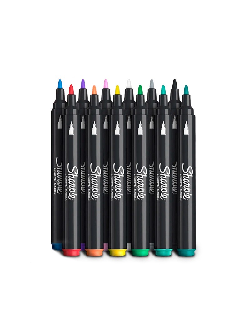 Acrílicos – Set 12 Colores – Punta Redonda 