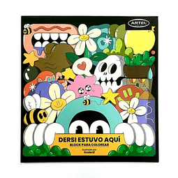 Block para Colorear – Dersi Estuvo Aquí x Godersi