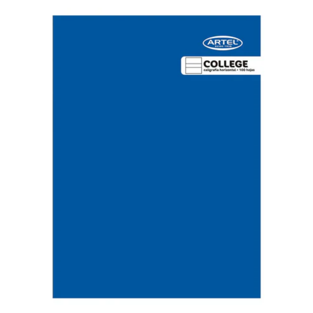 Cuaderno College – 100 Hojas – Caligrafía Horizontal 