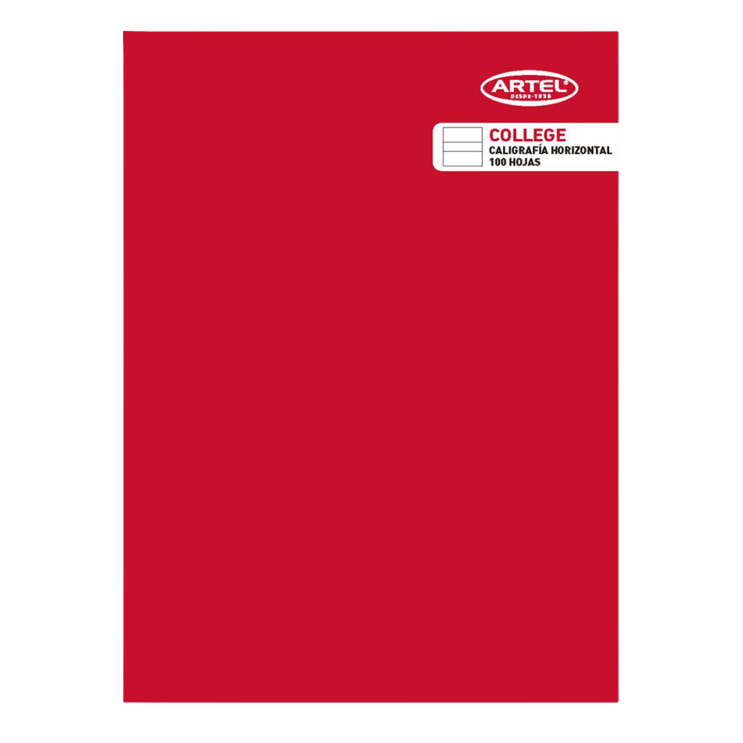 Cuaderno College – 100 Hojas – Caligrafía Horizontal 