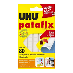 Patafix Adhesivo Reutilizable – Blanco