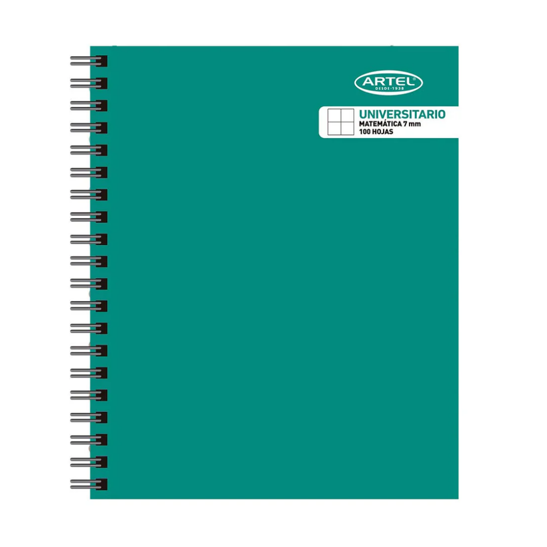 Cuaderno Universitario – 100 Hojas – Matemática (7 mm)