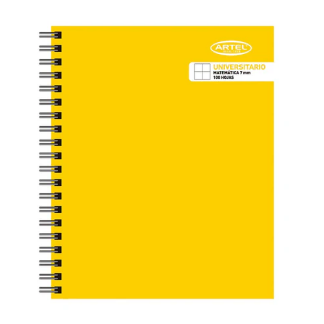 Cuaderno Universitario – 100 Hojas – Matemática (7 mm)